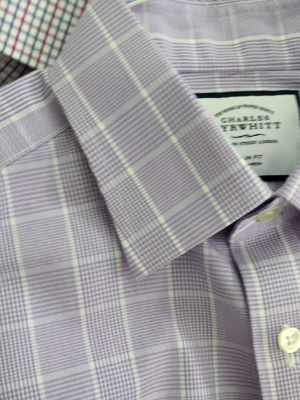 LOT Of Six 6 Charles Tyrwhitt Slim Fit Non Iron Dress Shirts 15/34 - Picture 5 of 9